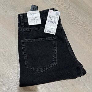 Zara Man - Slim Jeans - Vintage Black Wash - Size 31 US